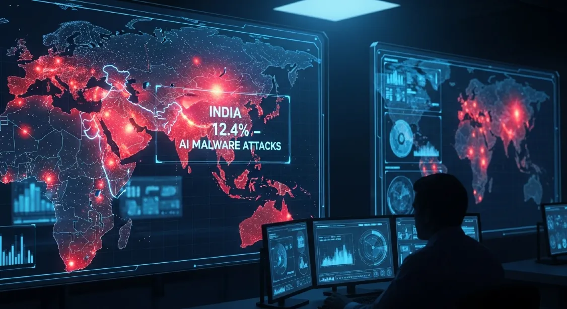India lidera ataques de malware impulsados por IA