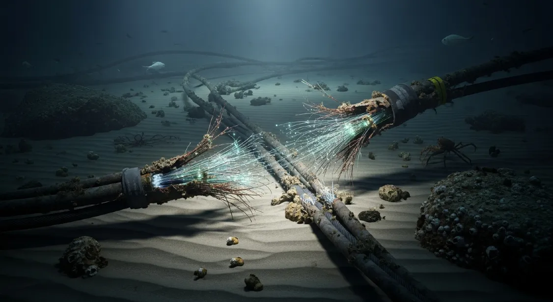 Cables submarinos cortados: Internet en peligro