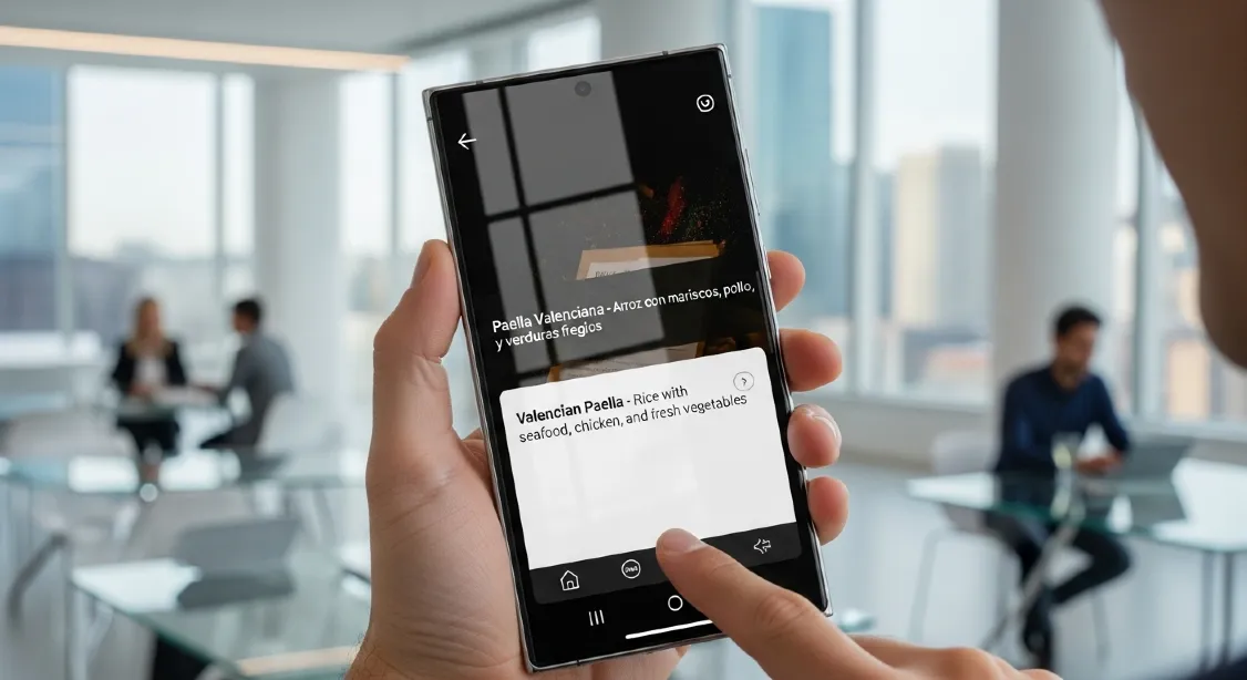 Circle to Search: Traduce al instante en tu Galaxy