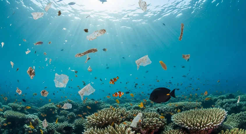 Microplásticos: la amenaza silenciosa que arrasa corales
