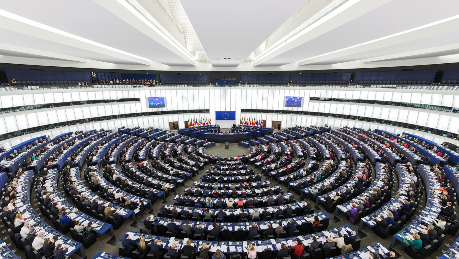 Hemiciclo del Parlamento Europeo en Estrasburgo